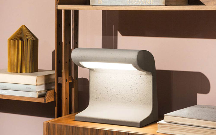 Borne Béton Petite Table Lamp by Nemo Lamps
